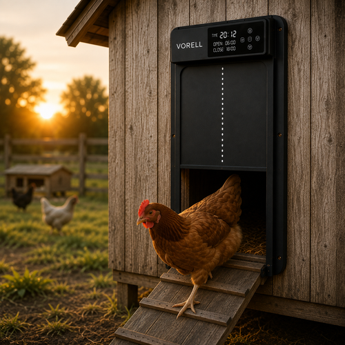 Step 3. Leave it. The door runs that schedule every morning and every night.