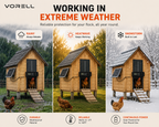 Vorell CoopGuard Solar + Remote kit working in rain, heat and snow