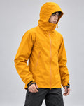 Sunny Orange | Vorell CAMEL membrane hardshell jacket, front view